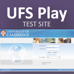 UFS Play - training and testing only